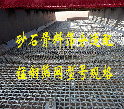 锰钢筛网,适合筛选砂石骨料的规格型号是哪些?你是否了解?